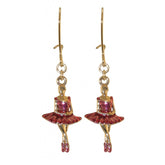 Ballerina Charm Earring - Gold Toned - TimeLine Gifts